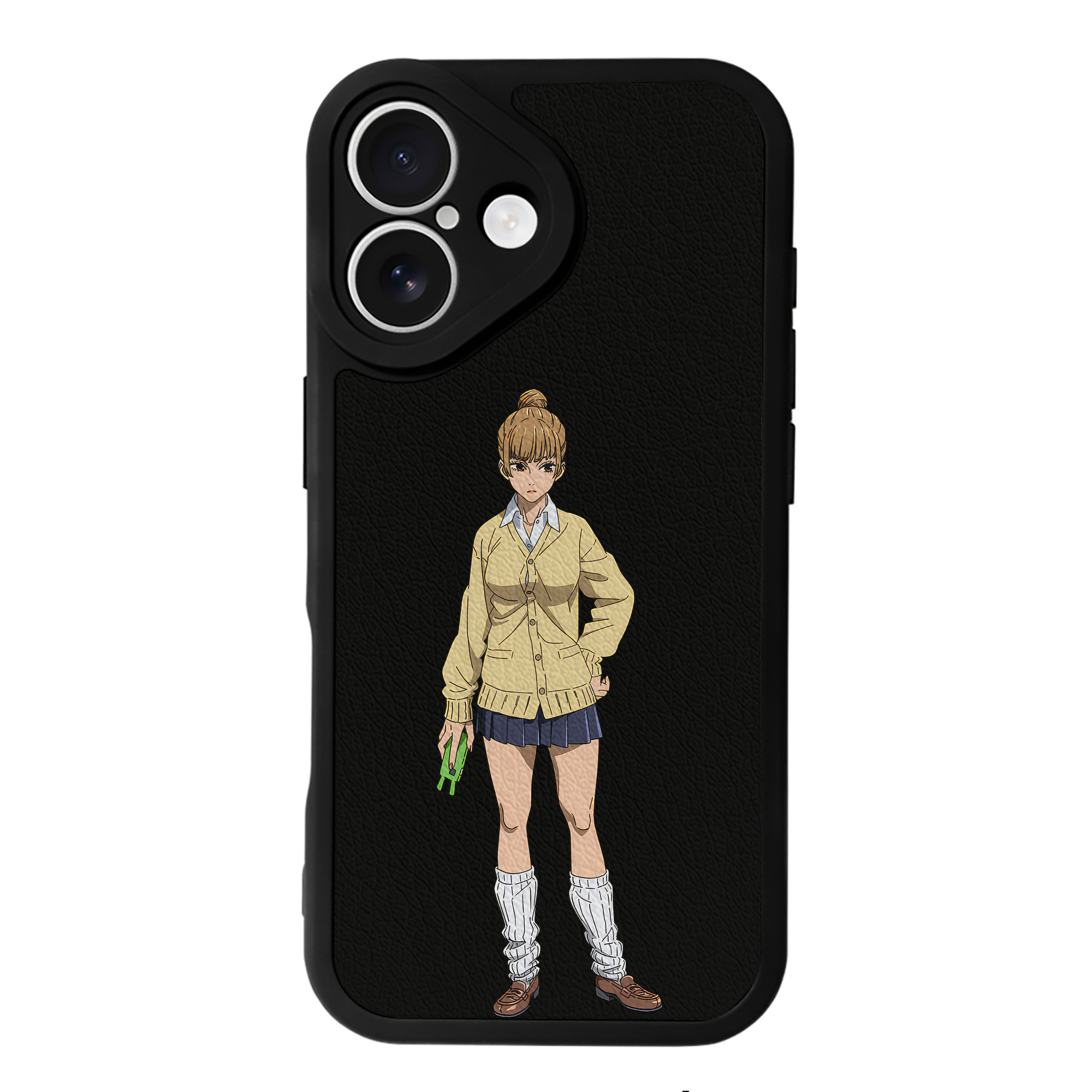 （画像用） 呪術廻戦 Jujutsu Kaisen 【iPhone 16シリーズ対応】シリコンスマホケース（レザー調） 材質：シリコン